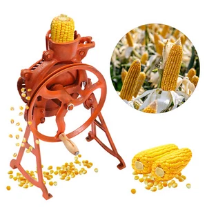 2-In-1 Corn Thresher Hand Corn Cob Sheller Corn Kernels Thresher Machine 10cm - Picture 1 of 18