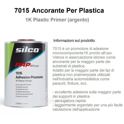 AGGRAPPANTE ANCORANTE PRIMER PER PLASTICA LT.1 AUTO PARAURTI FASCIONI CARENE MOT - Immagine 1 di 4