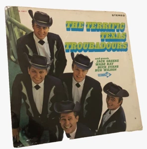 Texas Troubadours DL 75017 Stereo Decca C&W Cut-out Vintage 1966 LP Vinyl New - Picture 1 of 2