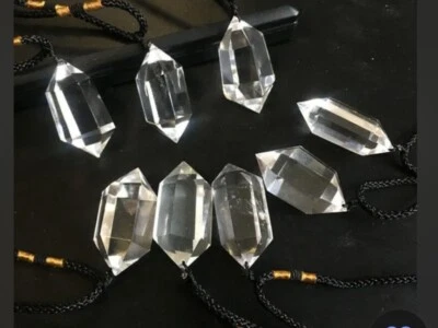 Clear Quartz  Pendant Necklace charged with tachyon energy. Heals, Energizes. - Image 1 of 2