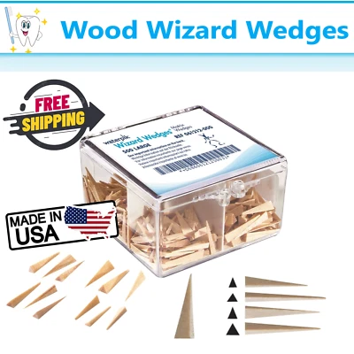Dental Wizard Wedges Wide, Slim Jim, 100-500/Box, Assorted, Matrix wood - Image 1 of 4