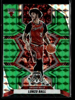 2021-22 Panini Mosaic #33 Lonzo Ball Green - Image 1 of 2