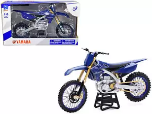 Yamaha YZ450F Dirt Bike Motorcycle Blue and Black 1/6 Diecast Model by New Ray - Picture 1 of 1