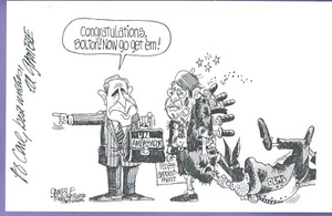 Ed Gamble. fumettista editoriale. Schizzo stampato firmato re John Bolton. - Foto 1 di 2