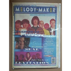 INSPIRAL CARPETS/SEAL MELODY MAKER MAGAZINE APRIL 27 1991 INSPIRAL CARPETS + SEA - Picture 1 of 1