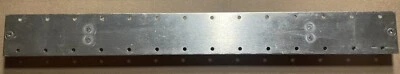 GROUND BAR W/19" MOUNTING RAIL KIT, TIN PLATED COPPER, 28 POS 23 x 2 1/2 x1/4 In - Image 1 of 4