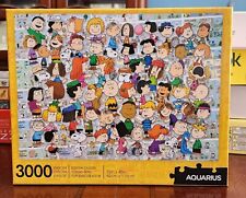 Peanuts Cast 3000pc Pre-owned Puzzle by Aquarius Complete Snoopy Linus Lucy