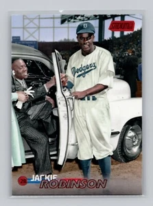 2023 Topps Stadium Club #243 Jackie Robinson Red Foil Brooklyn Dodgers - Picture 1 of 2