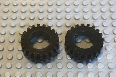 LEGO 2 черная шина протектор со смещением 30 x 10,5, деталь 2346 - Изображение 1 из 2