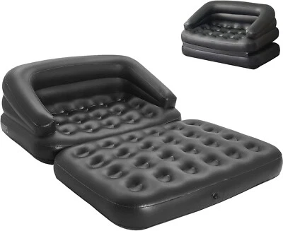Sofá inflable inflable para sofá, cama de aire al aire libre para acampar, NUEVO. Foto 1 de 4