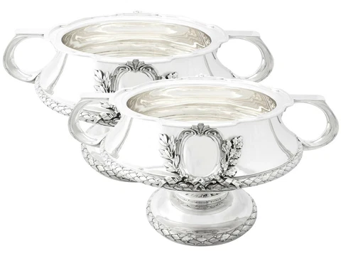 Antique Sterling Silver Bowls/Centerpieces George V 18662g Height 12.2cm Cover