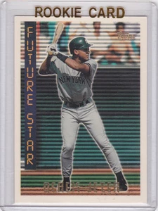 Tarjeta de novato Derek Jeter FUTURE STAR RC Topps béisbol New York Yankees - Imagen 1 de 2