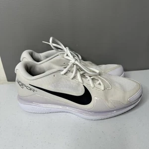 Size 10.5 - NikeCourt Air Zoom Vapor Pro White Black - Picture 1 of 16