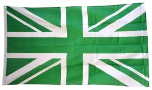 Fahne Großbritannien Union Jack Grün Flagge grüne britische Hissflagge 90x150cm - Bild 1 von 1