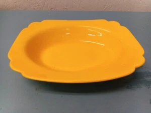 Plato ovalado amarillo (LL) Homer Laughlin Riviera de colección - Imagen 1 de 7