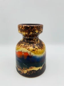 Vintage Fat Lava Vase Dümler und Breiden Germany Steinzeug Keramik 12cm - Bild 1 von 5