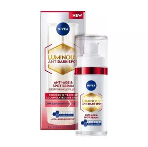 NIVEA Luminous 630 AntiSpot Anti-Age & Spot Serum 30ml – With Patented Thiamidol - Picture 1 of 11