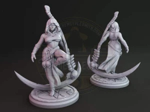 Fantasy Woman "Samara" miniature for tabletop, boardgames, wargames, dioramas... - Imagen 1 de 9