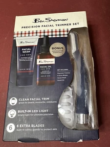 Ben Sherman Set Tagliaviso di Precisione con 6 Lame Extra e Luce LED - Foto 1 di 10