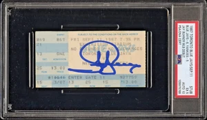 1987 Jay Buhner Signed MLB Debut Full Ticket 9/11 Yankees Blue Jays PSA 10 Auto - Picture 1 of 2