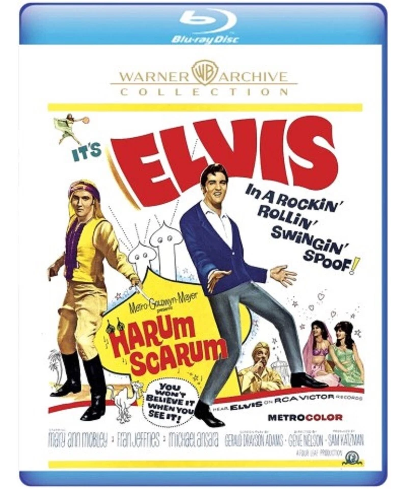HARUM SCARUM Elvis Presley New Sealed Ltd Ed 2025 MUSICAL MOVIE BLU RAY - Image 1 of 1