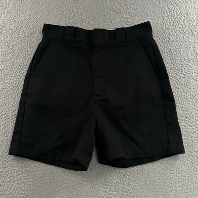 Pantalones Cortos Dickies Mujer Negros Talla 27 Tiro Alto Poliéster Mezcla Algodón Foto 1 de 4