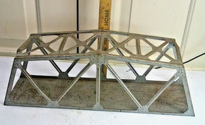 Metal Railroad Trestle Bridge with Some Rust 18" Long x 6" High x 5" Deep - Picture 1 of 8
