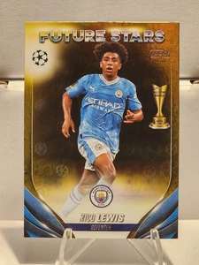 2023-24 Topps UEFA Competitions - Future Stars Rico Lewis #105 Gold Starball - Picture 1 of 2