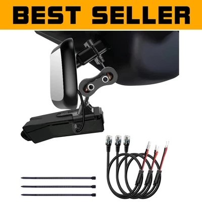 Stable Rearview Mirror Radar Mount & Wired Power for Valentine V1 - Easy Install - Image 1 of 4