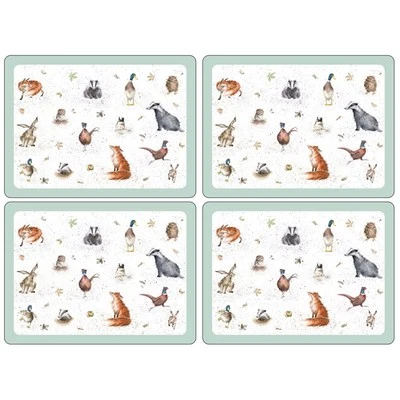 Wrendale Placemats Set of 4 from Pimpernel - Image 1 of 4