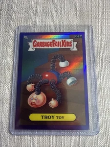 2023 Topps Garbage Pail Kids Chrome Series 6 TROY TOY 222a Purple Refractor /250 - Picture 1 of 3