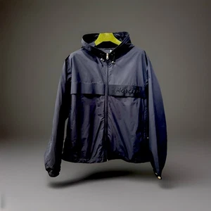 Moncler Mountain Parka Nylon Jacket Navy - Size 6 / US XXL - Benoit Front Logo - Picture 1 of 8