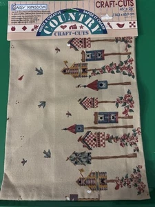 Tela de algodón vintage 1996 Daisy Kingdom Home Tweet Home Border 45x24 - Imagen 1 de 7
