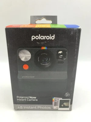 宝丽来 Now 即时相机第 2 代黑色 + 8 即时照片套装全新 — 第 1/4 张图片