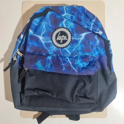 Hype Unisex Blau Rucksack Backpack Kinder Schultasche Reise Neu Ohne Etikett - Bild 1 von 4