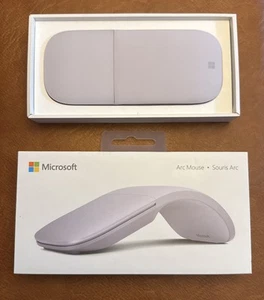 Microsoft Wireless Arc Mouse - Lilac Model 1791 ELG-00026 - Photo 1/5