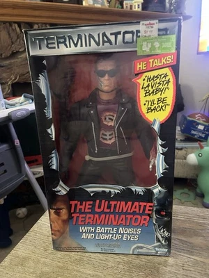 Ultimate 12" Terminator 2 Talking  Arnold Schwarzenegger Kenner SEALED MIMB 1991 - Image 1 of 4
