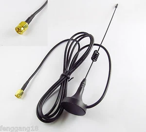 GSM GPRS 315 MHz SMA Stecker Antennenkabel 3M 3dbi magnetische Basis für Fernbedienung - Bild 1 von 1