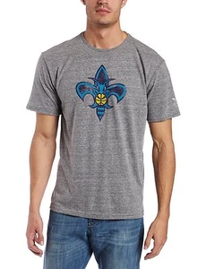 Adidas NBA New Orleans Hornets Tri-Blend T-Shirt Grey, Large - Picture 1 of 1