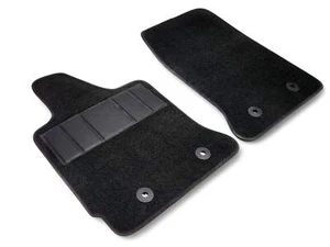2014-2019 Chevy Corvette C7 Jet Black Carpeted Floor Mats OEM GM 23444225 - Picture 1 of 4