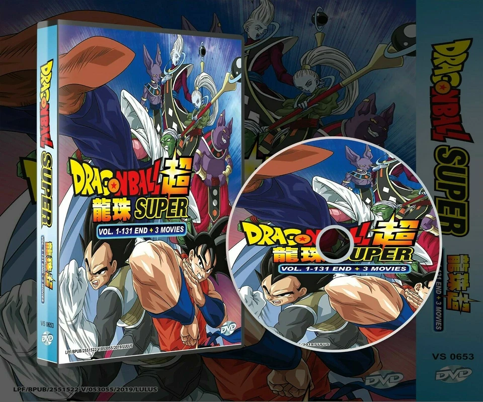 Anime Dragon Ball SUPER Complete DVD Series + 3 Movies ENGLISH AUDIO - EXPRESS - Image 1 of 4
