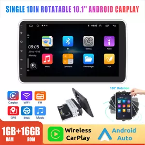 10,1 Zoll drehbarer Auto Player Android 10 GPS Wifi Touchscreen Autoradio Radio USA - Bild 1 von 20
