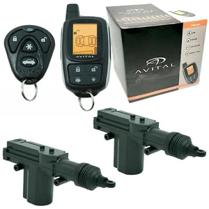 Avital 3305L 2-Way Keyless Entry Security System + 2 Universal Door Lock - Picture 1 of 4