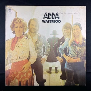 ABBA Waterloo vinyl record LP UK Press VTG 12" album 33 RPM, EX - Picture 1 of 4