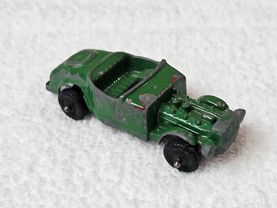 Tootsie Toy 1960s Ford Model B Hot Rod Roadster Diecast Metal Green Vintage - Image 1 of 4