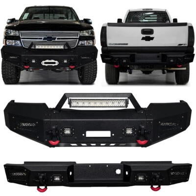 Vijay For 2003-2006 Chevy Silverado 2500/3500 Front or Rear Bumper w/ Lights Foto 1 de 4