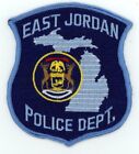 MICHIGAN MI EAST JORDAN POLICE NICE SHOULDER PATCH SHERIFF