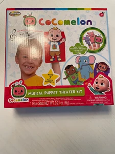 NIB Cocomelon Musical Puppet Theater Kit Craft Kit Activity Ages 3+ Stickers Car - Picture 1 of 6