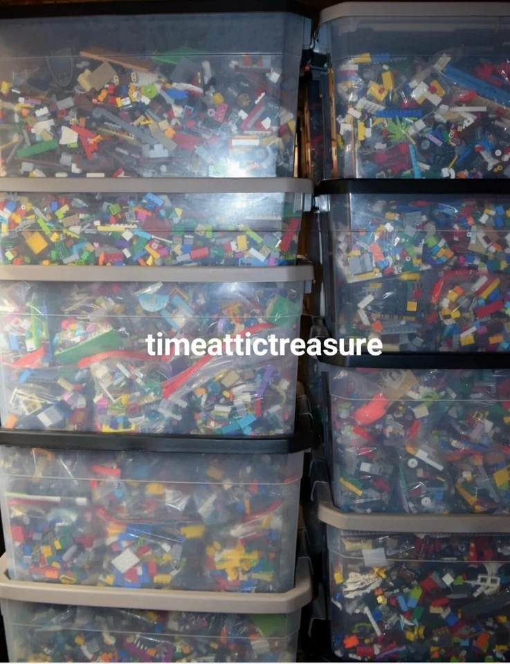 Genuine 🧱 Lego Bulk Lot of 5 Pounds of Random Assorted LEGO Bricks Plates MORE! - Image 1 of 3