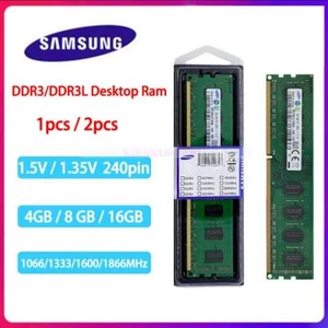 Samsung 4GB 8GB 16GB DDR3 1066MHz 1333MHz 1600MHz 1866MHz Desktop Memory 240-pin - Picture 1 of 13